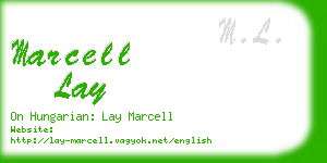 marcell lay business card